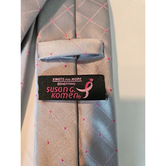 Susan G. Komen Knots For Hope Men’s Breast Cancer Awareness Necktie! - Picture 6 of 6